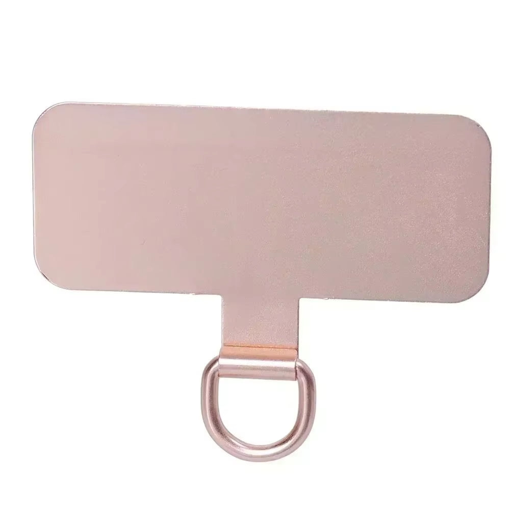 Metal Phone Lanyard Gasket Patch Universal Card Cell Phone Hanging Piece Patch Sling Tether Tab
