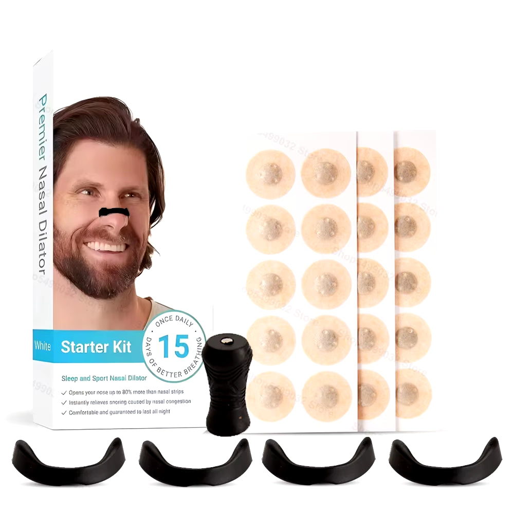 15/35Pairs Magnetic Nasal Strips Nasal Breathing Dilators Kits Increase Air Intake Improve Sleeping Reduce Snoring