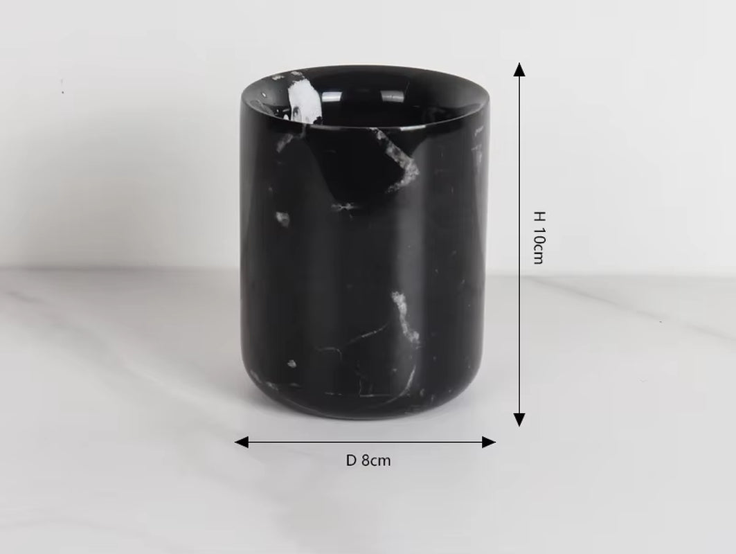 Candlelight Dinner Bedroom Natural Marble Candle Cup Living Room Romantic Aromatherapy Stone Candle Holder Decoration
