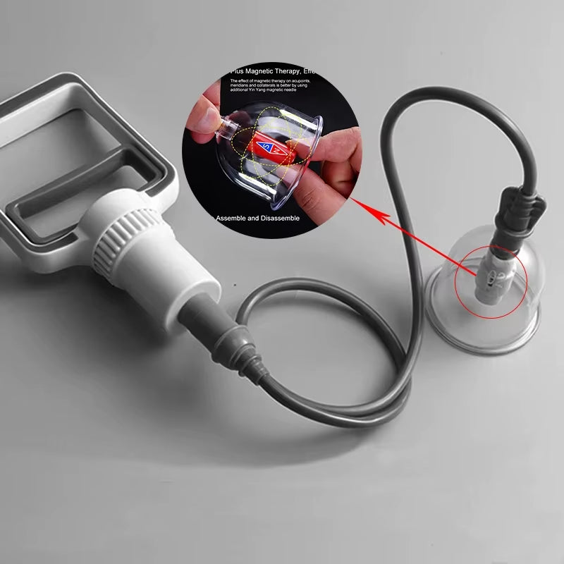 12 Cans Vacuum Cupping Set Chinese Medicine Physiotherapy Fat Burner Slimming Anti-Cellulite Therapy Health Care Body Massager