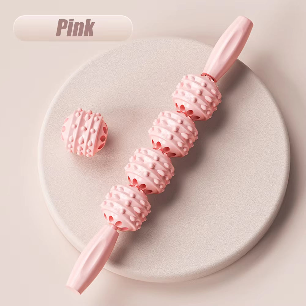 Muscle Roller Stick Handheld Fascia Tool, Body Roller for Muscles Deep Tissue, Massage Stick Roller for Shin Splints, Back,Thigh