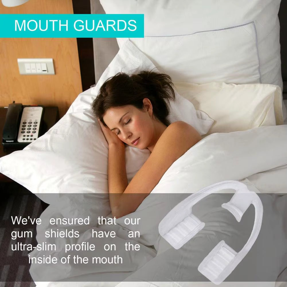 Sleep Aid Mouth Guard for Grinding Teeth, Reusable Mouth Guards for Clenching Teeth at Night, Stop Teeth Grinding anti Snor I9D9