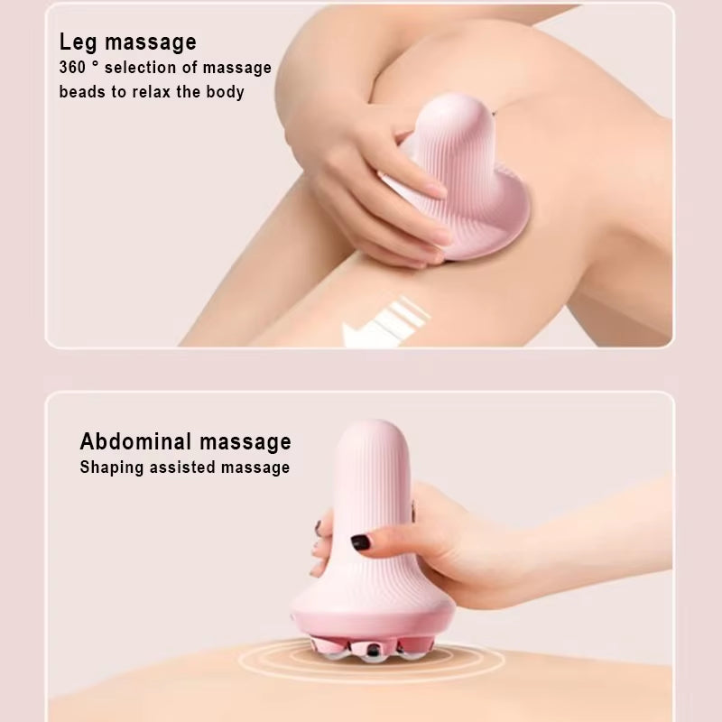 Roller Massager Big Leg Inner Movement Muscle Relaxation Belly Shaping Ball Kneading Belly Thin Waist Thin Leg Meridian Brush
