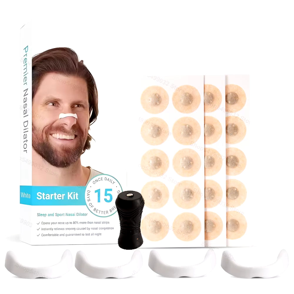 15/35Pairs Magnetic Nasal Strips Nasal Breathing Dilators Kits Increase Air Intake Improve Sleeping Reduce Snoring