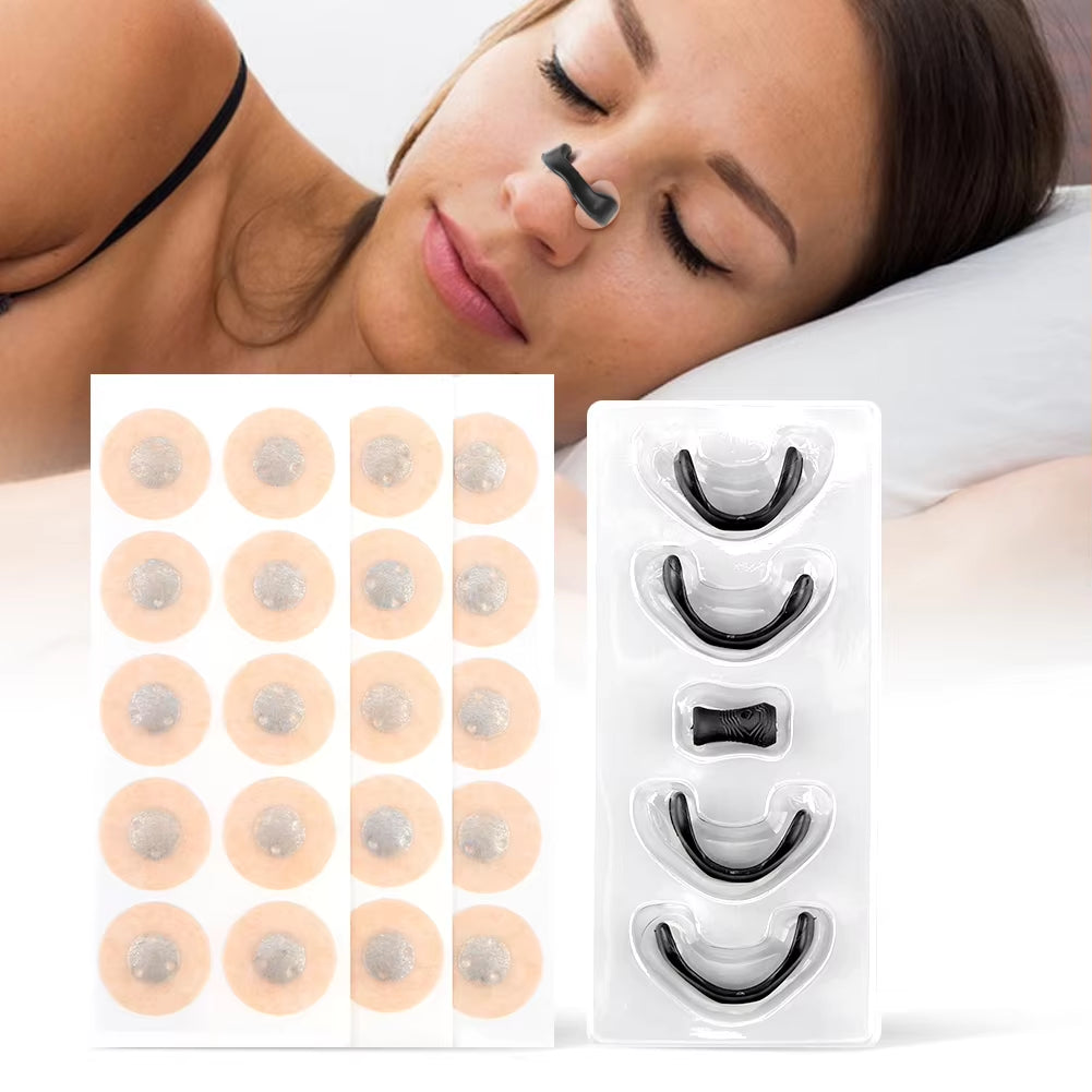 1/2/3Kits Magnetic Nasal Strips&Clips Nasal Breathing Dilators Air Intake Improve Sleeping Reduce Snoring Nasal for Nighttime 