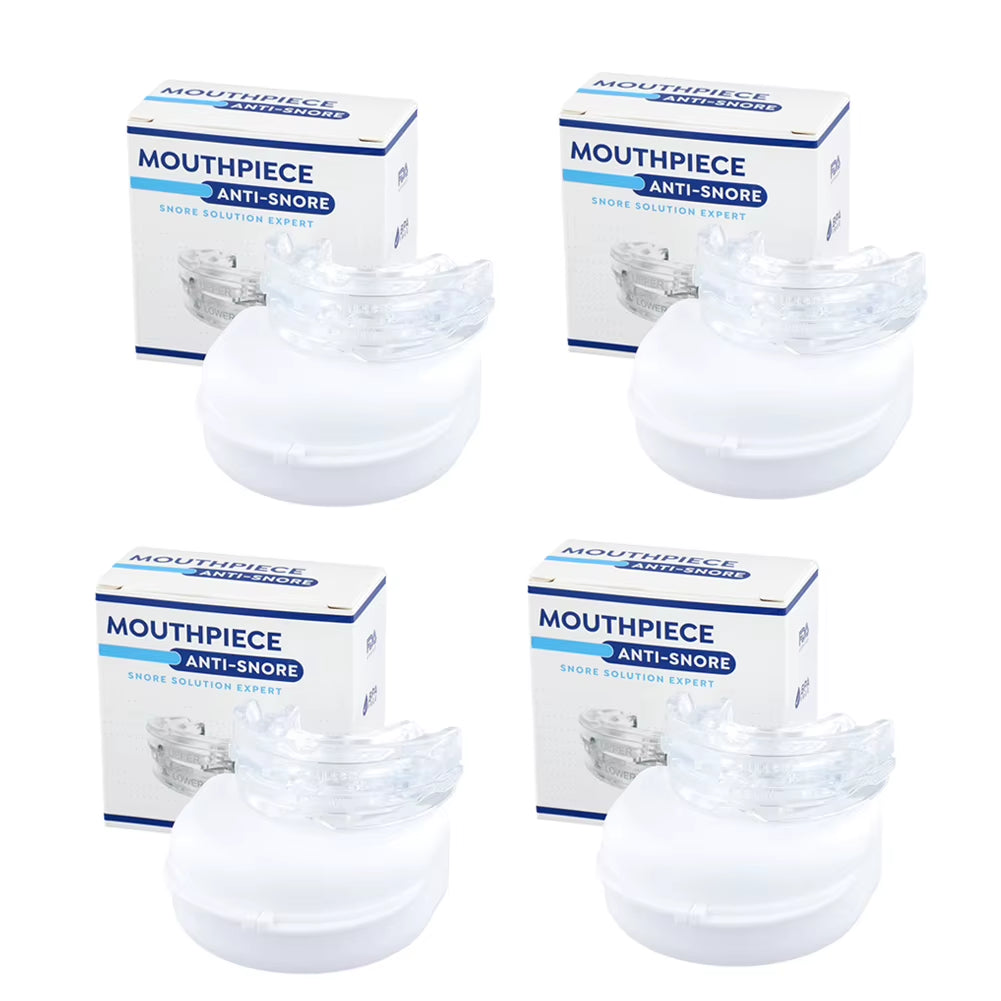 Anti Snoring Bruxism Mouth Guard Improve Sleeping Quality anti Snoring and Apnea Snoring Device Mouth Guards with Storage Box
