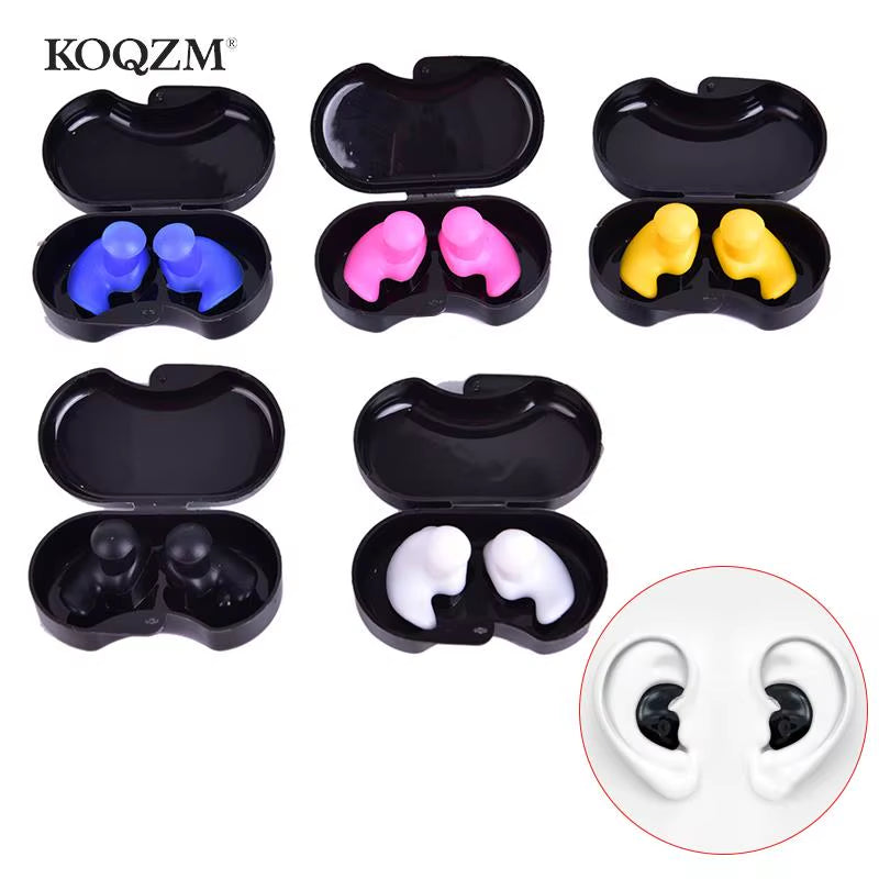 Black Soft Silicone Ear Plugs Sound Insulation Ear Protection Earplugs anti Noise Snoring Sleeping Plugs for Noise Reduction
