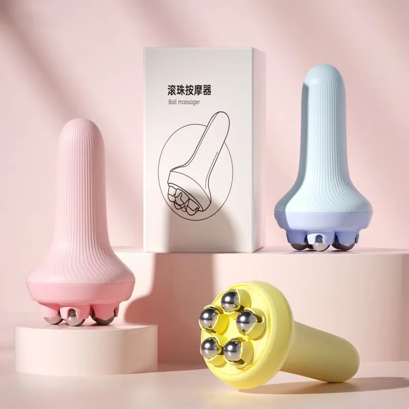 Roller Massager Big Leg Inner Movement Muscle Relaxation Belly Shaping Ball Kneading Belly Thin Waist Thin Leg Meridian Brush