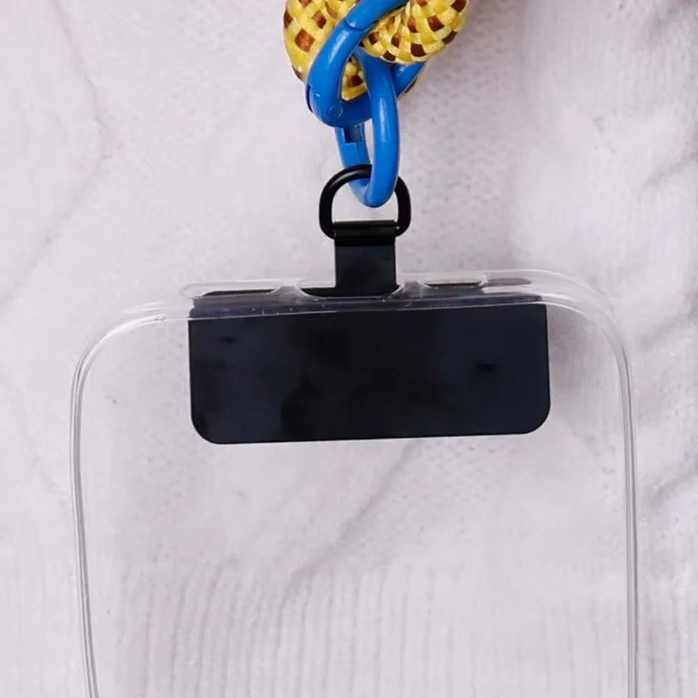 Metal Phone Lanyard Gasket Patch Universal Card Cell Phone Hanging Piece Patch Sling Tether Tab