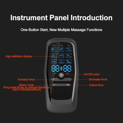 Physiotherapy Tens Muscle Stimulator Electric EMS Acupuncture Body Massage Digital Therapy Slimming Machine Electro Stimulator