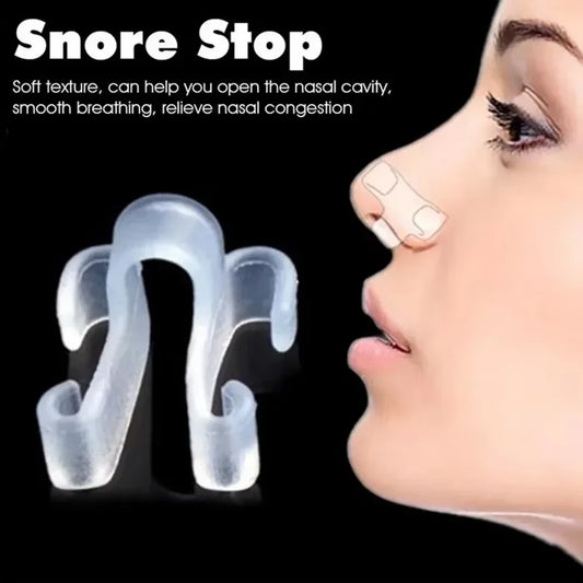 Sleeping Aid Healthy Care Anti-Snoring Device Snore Stop Anti-Snoring Apnea Nose Breathe Clip Stop Snore Device