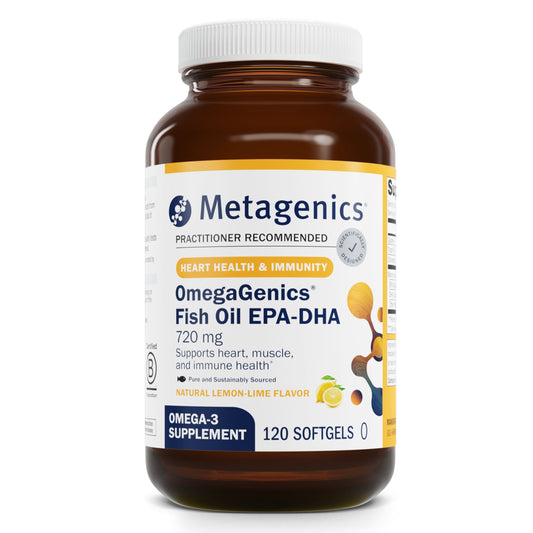 Omegagenics Fish Oil EPA-DHA 720- Omega-3 Fish Oil Supplement - for Heart Health, Musculoskeletal Health & Immune System Health* - with DHA & EPA - 240 Softgels