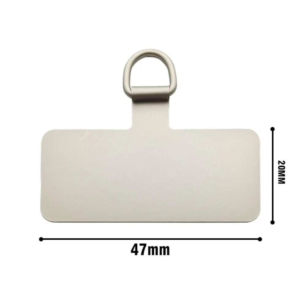 Metal Phone Lanyard Gasket Patch Universal Card Cell Phone Hanging Piece Patch Sling Tether Tab