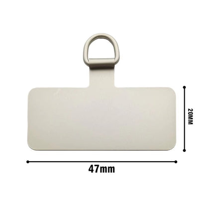 Metal Phone Lanyard Gasket Patch Universal Card Cell Phone Hanging Piece Patch Sling Tether Tab